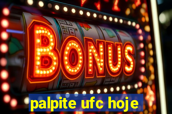 palpite ufc hoje